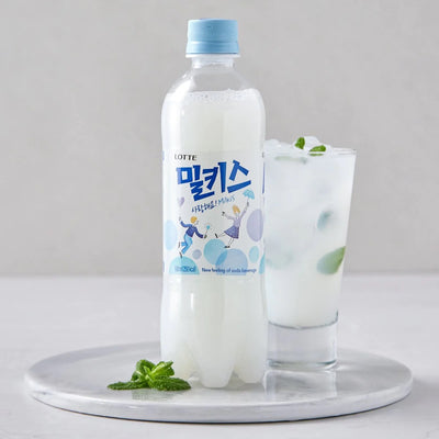 Lotte Milkis Milk & Yogurt Flavor - 500ml/16.9FLoz