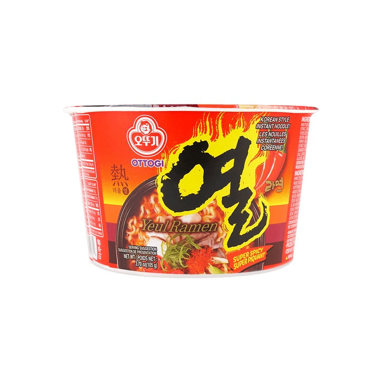Ottogi Super Spicy Korean Yeul Ramen Bowl - 3.7oz