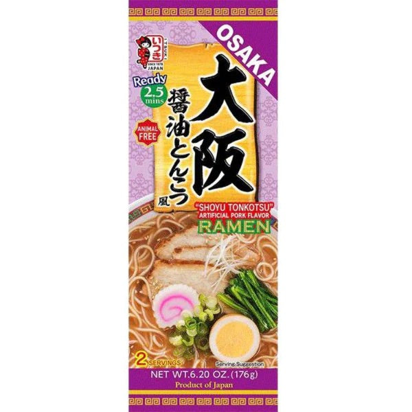 もちむぎ★OT REMASTERS Itsuki Osaka “Shoyu Tonkotsu” Pork Ramen - 6.2oz/176g (2
