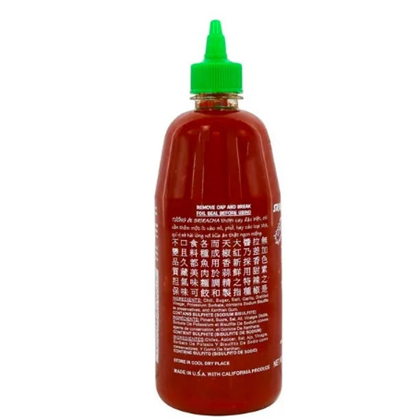 Huy Fong Sriracha Hot Chili Sauce - 28oz