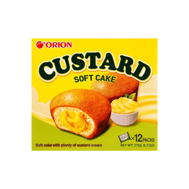 Orion Custard Soft Cake - 12 Packs