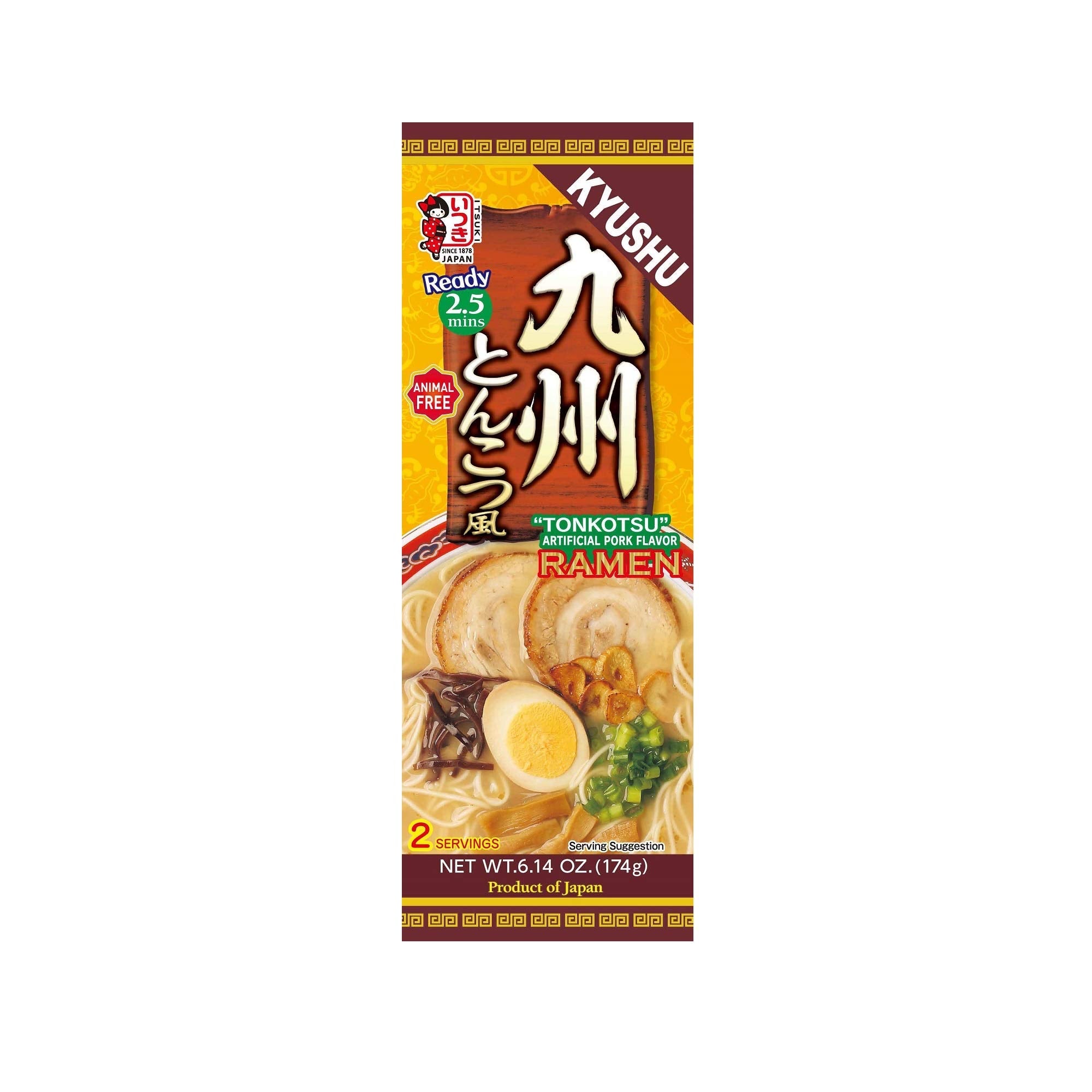 Itsuki Kyushu “Tonkotsu” Pork Ramen - 6.14oz/174g (2 Servings)