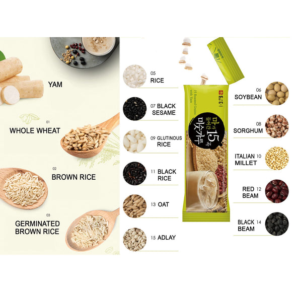 Damtuh 15 Roasted Grains Mixed Powder Breakfast Drink