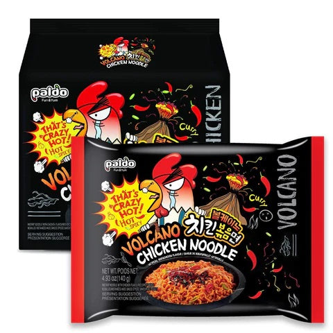 Paldo Volcano Chicken Curry Ramen - 4 pack