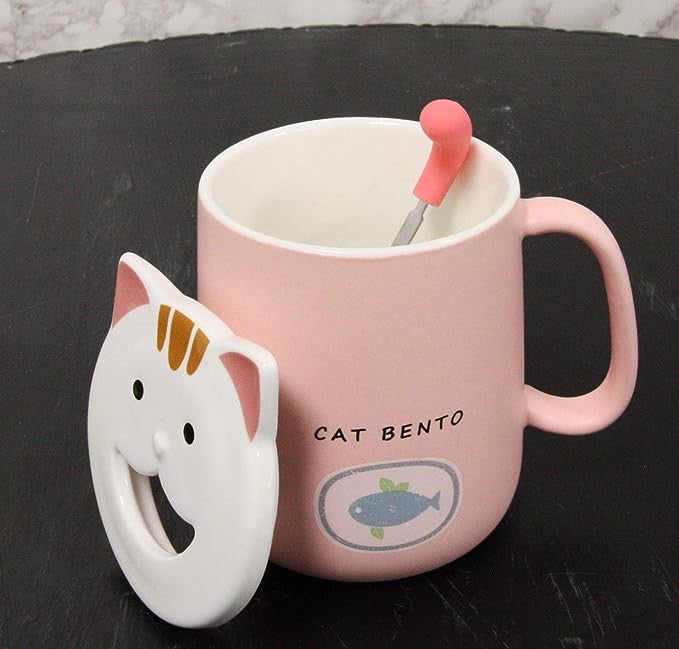Ebros Cat Bento Porcelain Mug