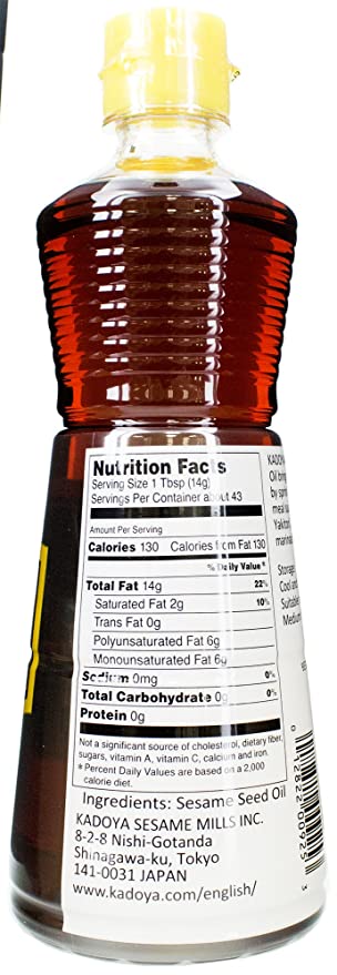Kadoya Sesame Oil - 654ml/22.1 oz