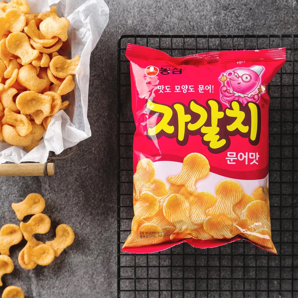Nongshim Tako Chips Seafood Flavor - 60g/2.11oz