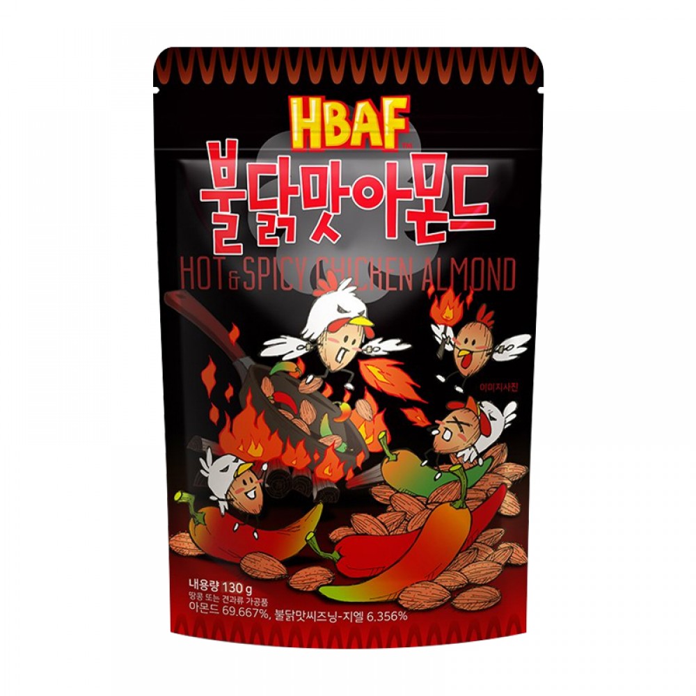 HBAF Hot Spicy Chicken Almond - 210g/7.4 oz