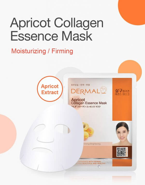 Dermal Apricot Collagen Essence Mask - Grace Market 