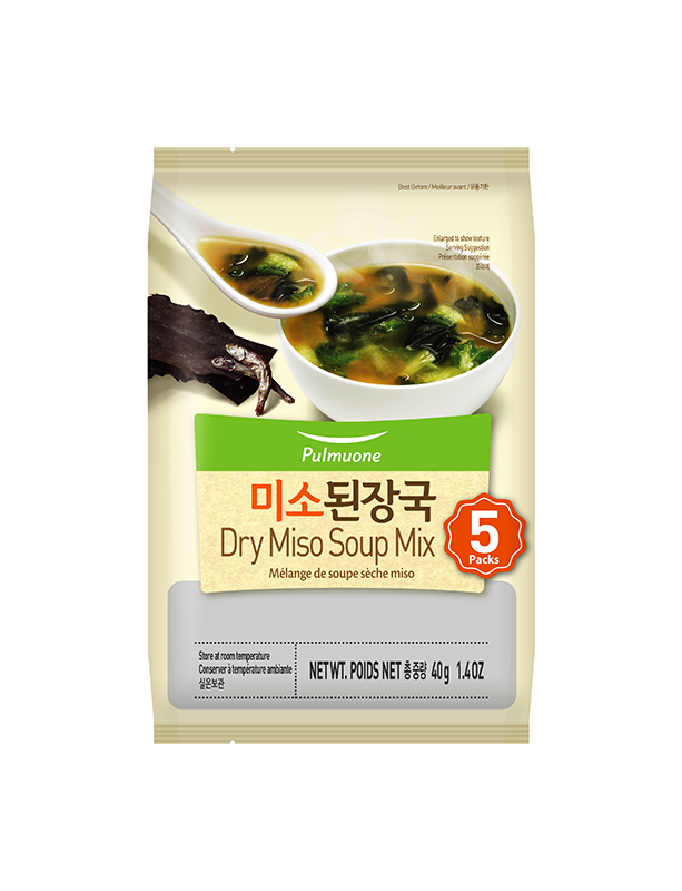 Pulmuone Dry Miso Soup Mix (5 packs) - 40g/1.4oz
