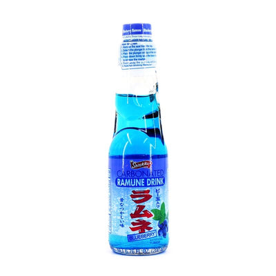 Shirakiku Carbonated Ramune Drink (Blueberry)