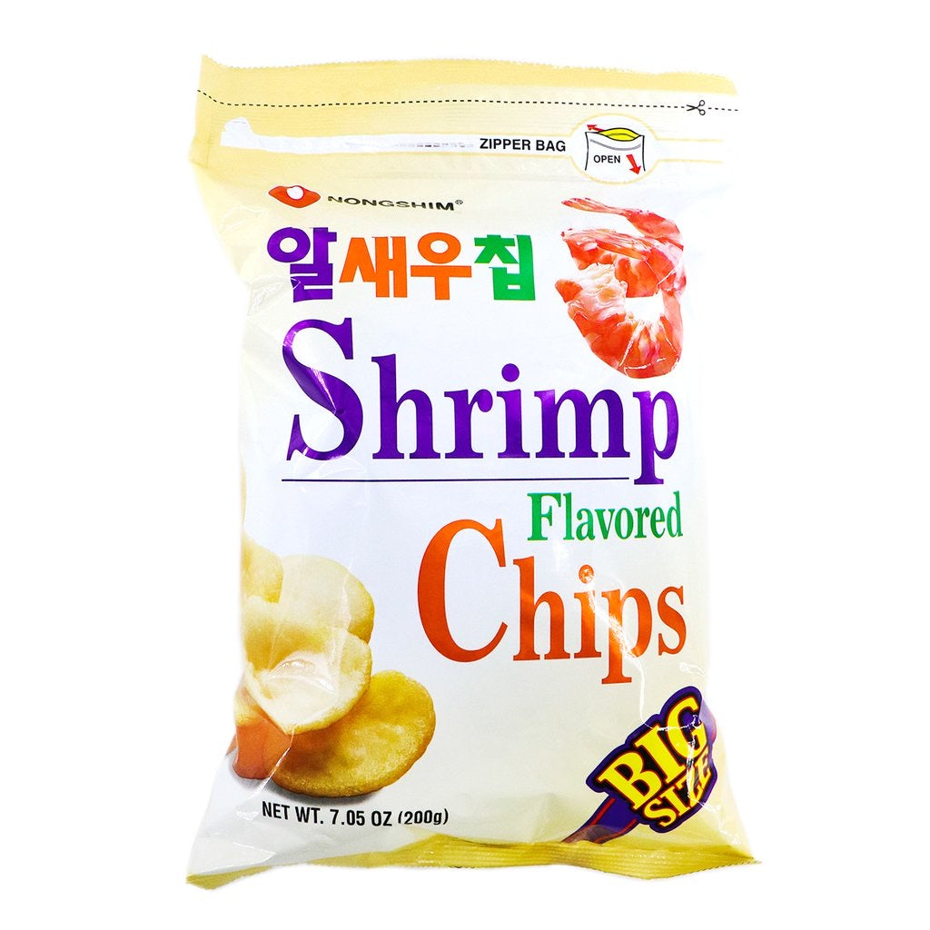 Nongshim Shrimp Flavored Chips Big Size (200g)