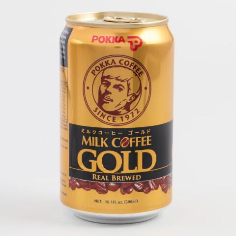 Pokka Coffee Milk Gold Real Brewed- 300ml/10.1FLoz
