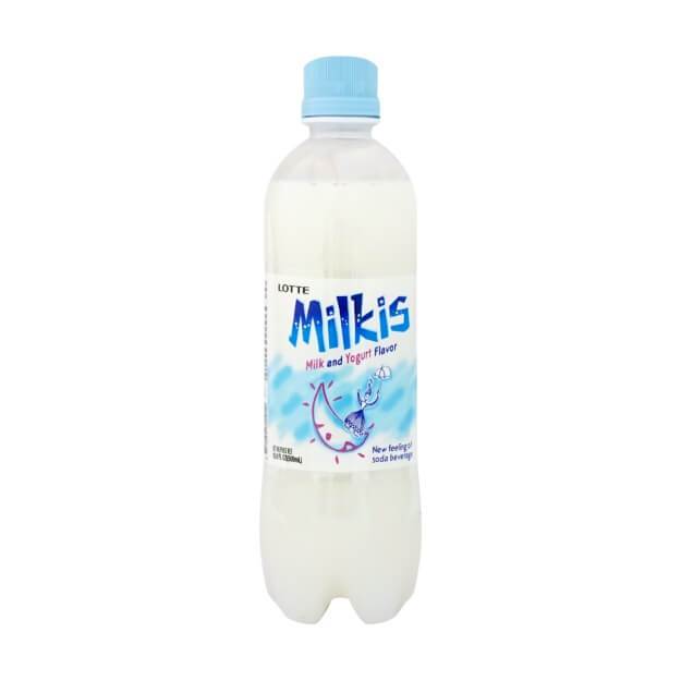 Lotte Milkis Milk & Yogurt Flavor - 500ml/16.9FLoz