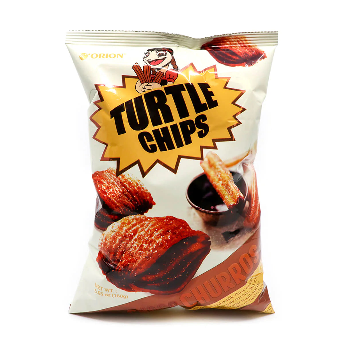 Orion Choco Churro Turtle Chips - 160g