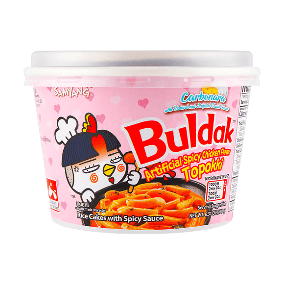 Samyang Buldak Carbonara Topokki Bowl - 6.31oz