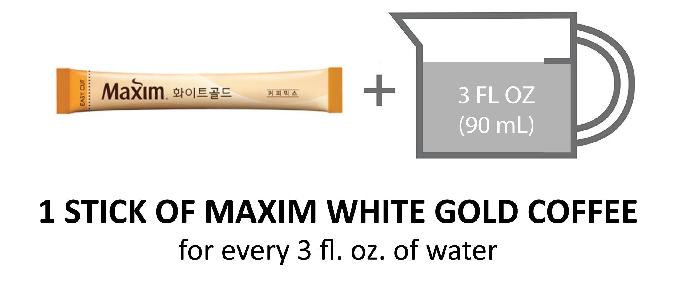 Mezcla de café de oro blanco Dong Suh Maxim - 100 unidades