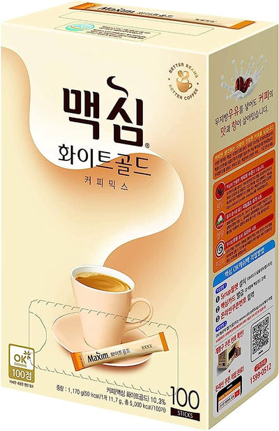 Mezcla de café de oro blanco Dong Suh Maxim - 100 unidades