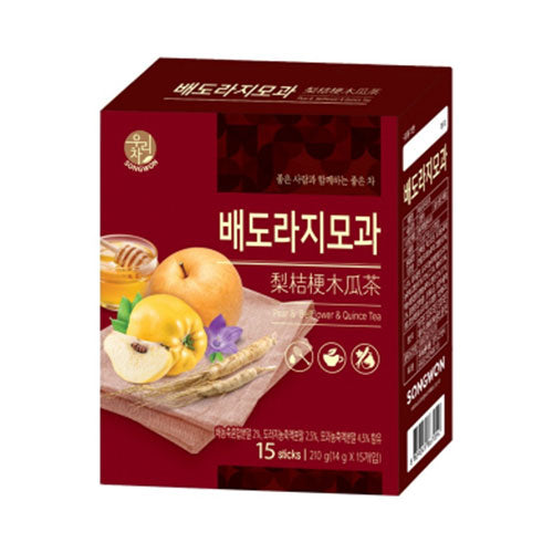 Songwon Té de pera y flor de globo y membrillo - 15 barritas