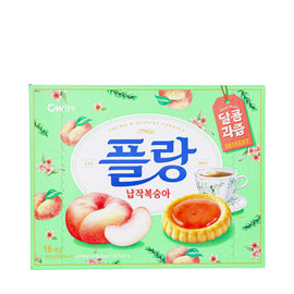 Cw Premium Peach Flan Desert Cookies x16