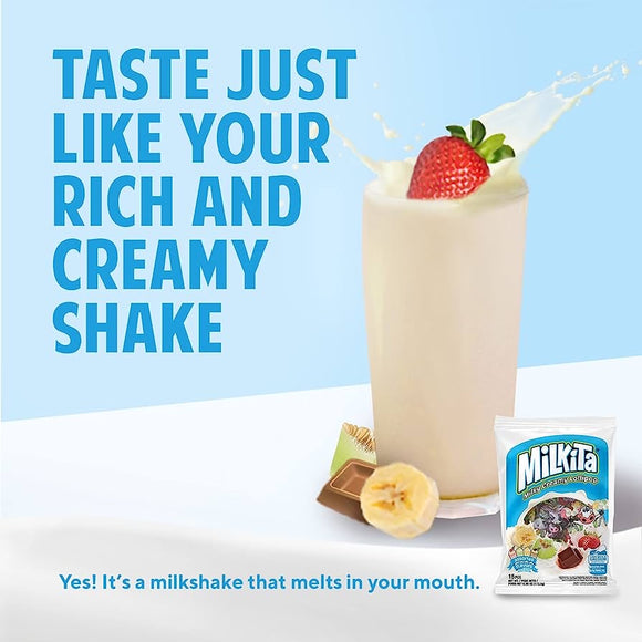 Milkita Creamy Shake Lollipop (Assorted Flavors) - 15pcs - 172.5g/6.08oz