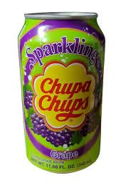 Chupa Chups Sparkling Grape - 345mL/11.66ozn - 0