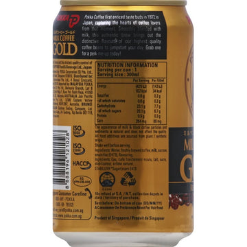 Pokka Coffee Milk Gold Real Brewed- 300ml/10.1FLoz - 0