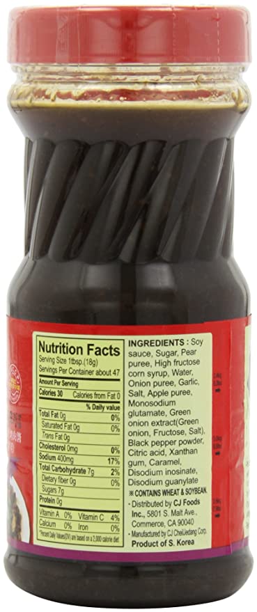 CJ Korean BBQ Sauce Bulgogi Adobo - 840g/29.7oz  - 0