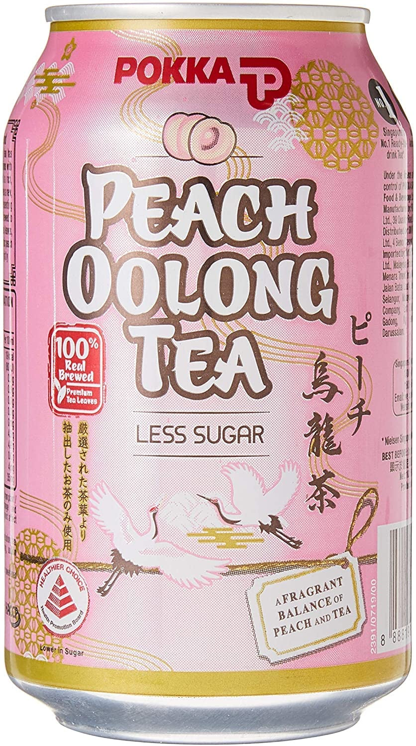 Pokka Peach Oolong Tea - 10.1oz