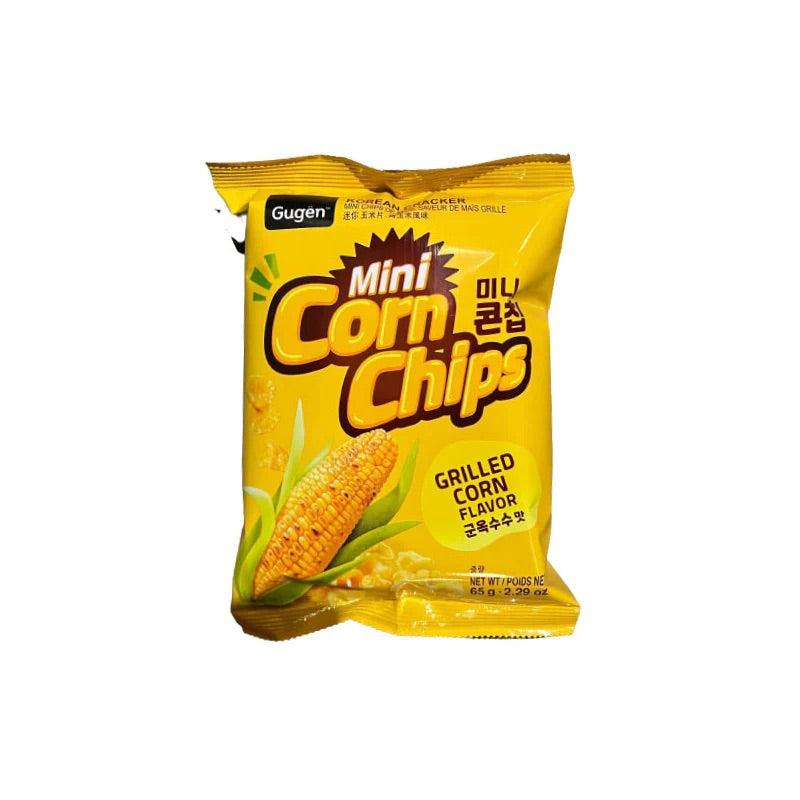 Gugen Mini Chips De Maíz Sabor A Maíz A La Parrilla - 65g