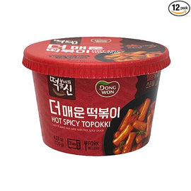 Dongwon Hot Spicy Topokki Bowl - 4.23oz/120g