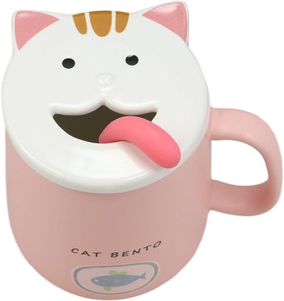 Ebros Gato Bento Taza Porcelana