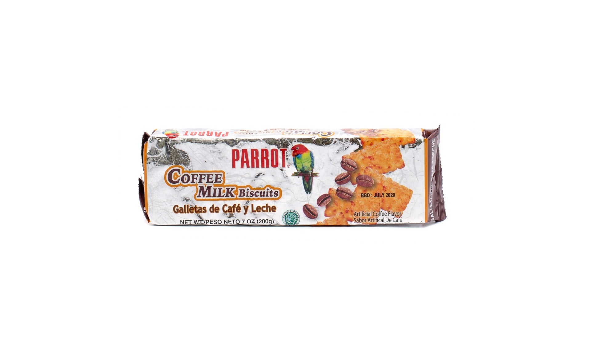 Parrot Coffee Milk Biscuits - 200g/7oz