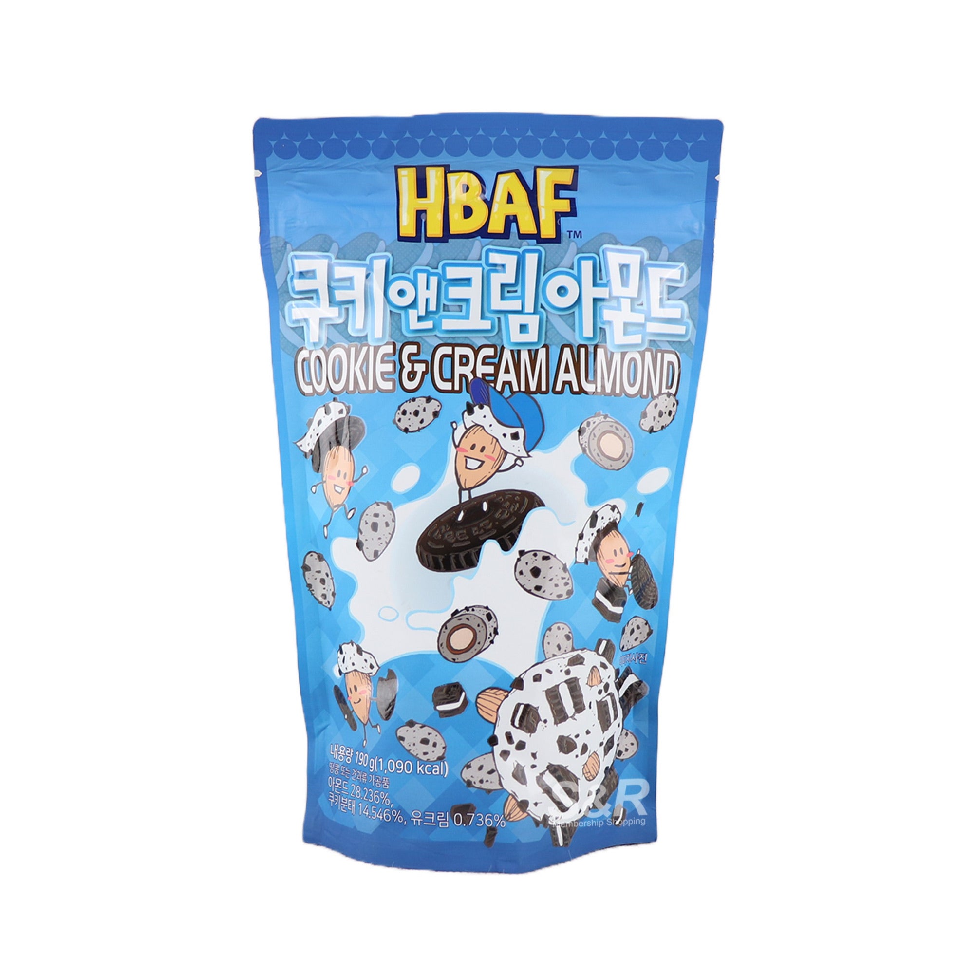 HBAF Cookie and Cream Almond - 190g/6.7oz