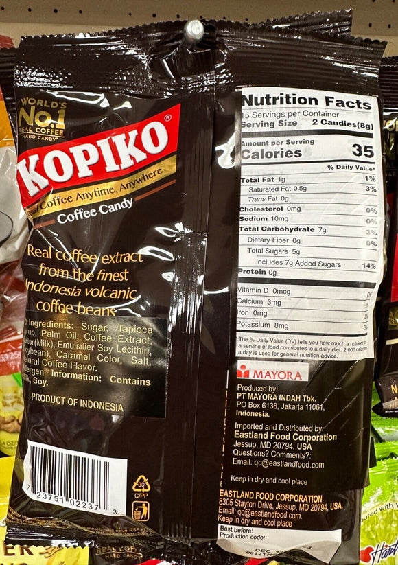 Kopiko Coffee Candy - 120g/4.32oz