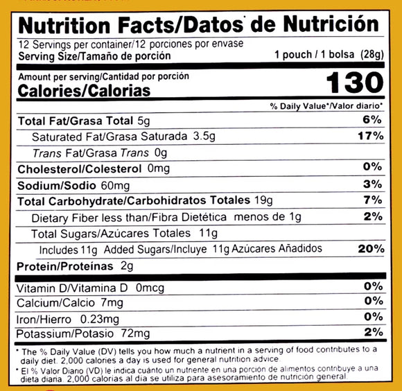 Lotte Choco Pie Banana - 12 Pack - 336g/11.85oz