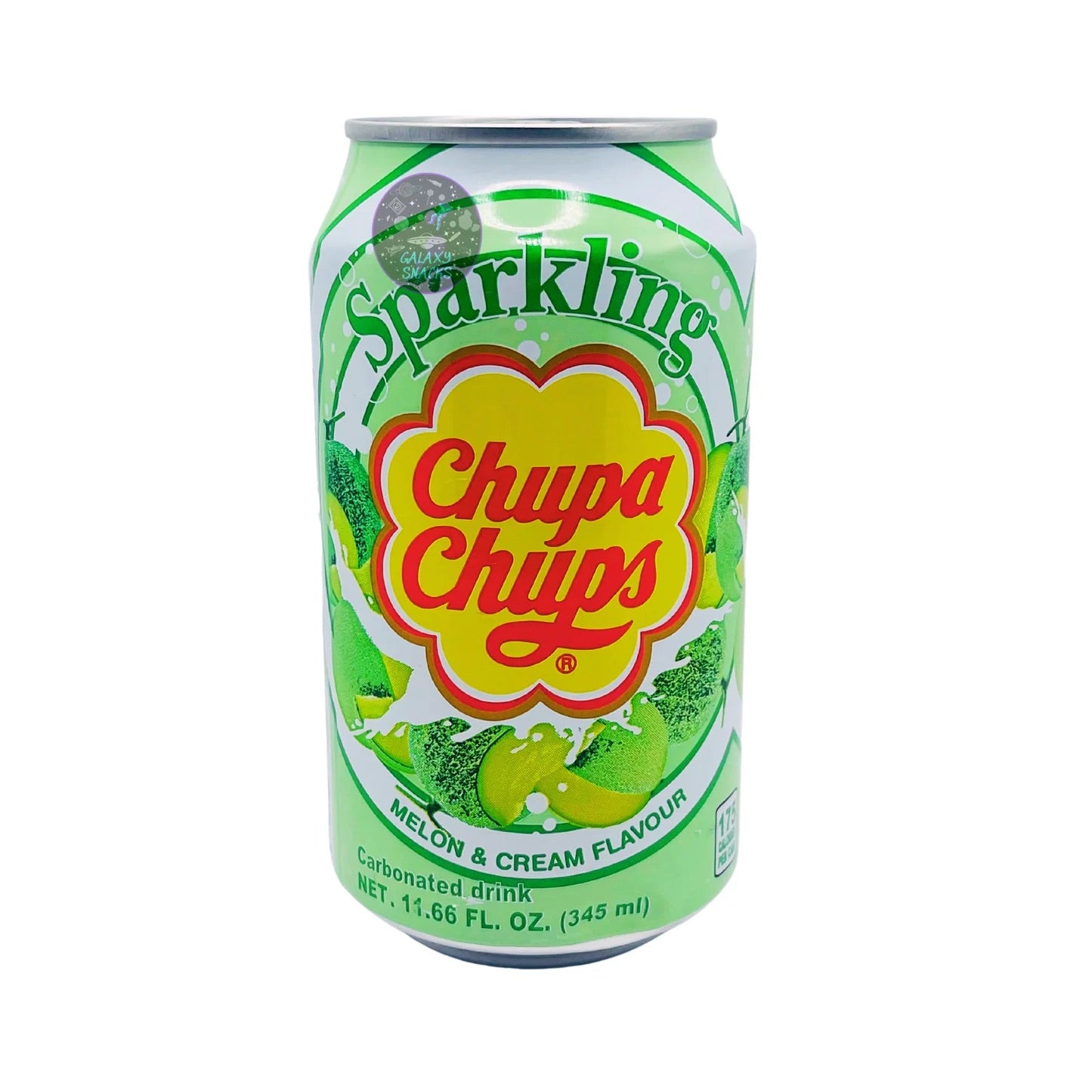 Chupa Chups Sparkling Melon And Cream - 345mL/11.66oz