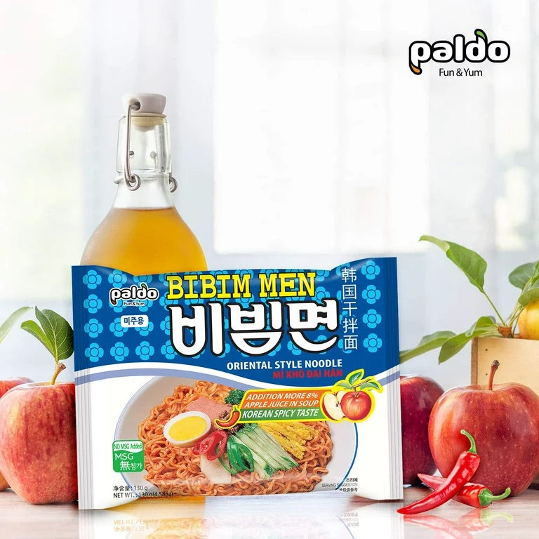 Paldo Bibimmen Korean Mixed Noodles - 1%팩