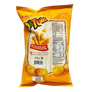 Orion O!Tube Cheddar Cheese Flavored Potato Snack - 115g/4.06oz - 0