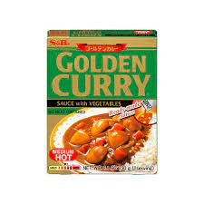 Salsa de curry dorado S&amp;B con verduras Picante medio