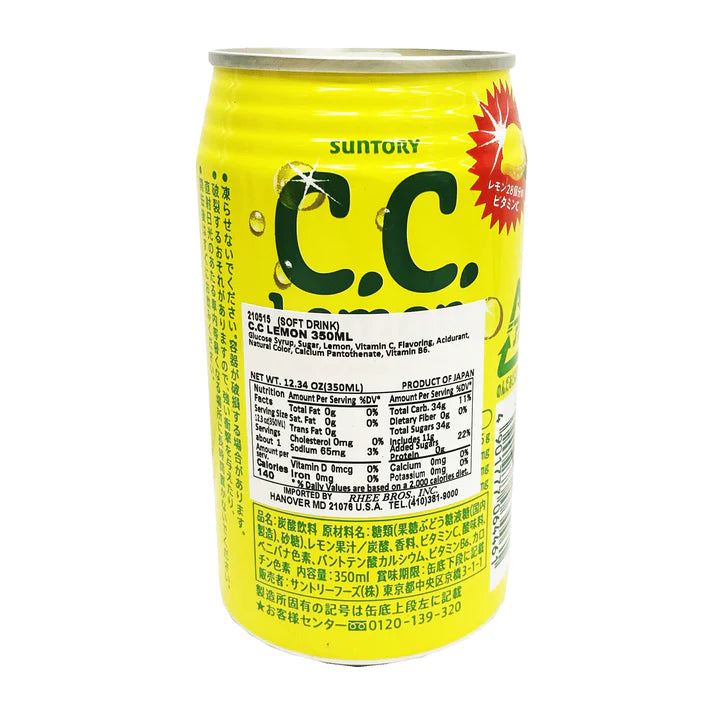 Suntory C.C. Lemon - 11.8 oz - 0