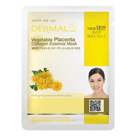 Dermal Vegetable Placenta Collagen Essence Mask