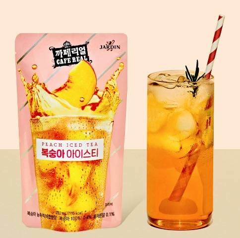Cafe Real Peach Iced Tea - 230mL-1