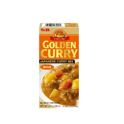 S&amp;B Golden Curry 일본식 카레 믹스 (순한) (고기 불포함) - 220g/7.8oz