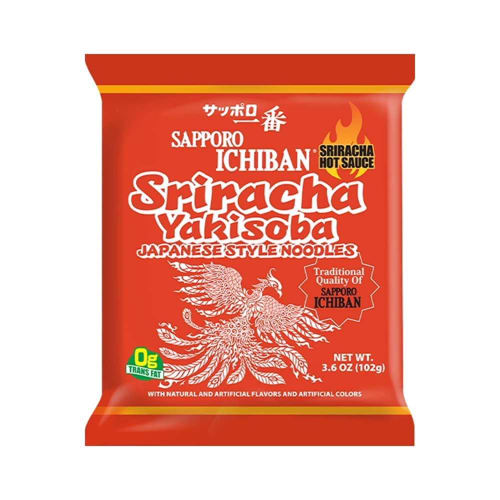 Sapporo Ichiban - Sriracha Yabisoba Noodles