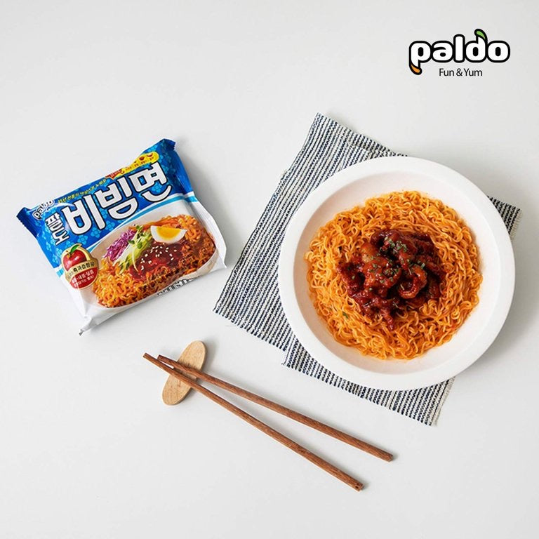 Paldo Bibimmen Korean Mixed Noodles - 5 Pack