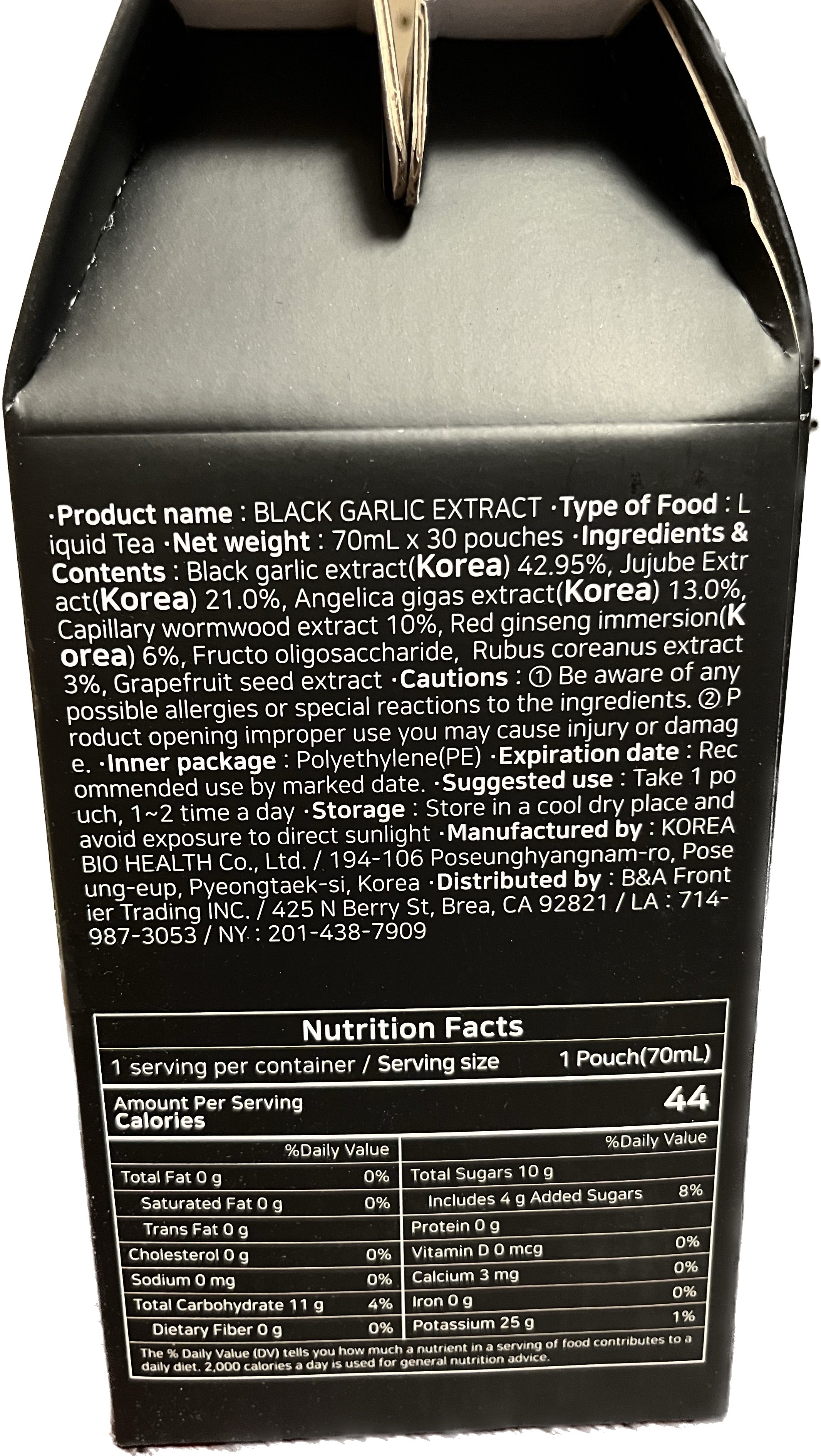 Pine Tree Brand- Black Garlic Extract 70mL x 30