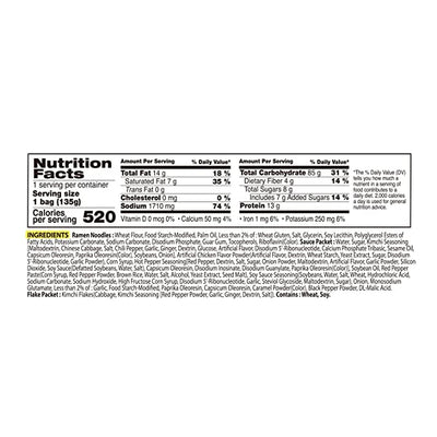 Samyang Buldak Kimchi Hot Chicken Ramen - Paquete de 5 - 0