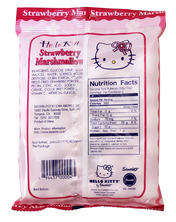 Eiwa Hello Kitty  Strawberry Marshmallow 90g/3.1oz - 0