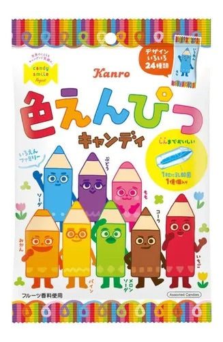 Kanro Colored Pencil Candy - 2.8oz